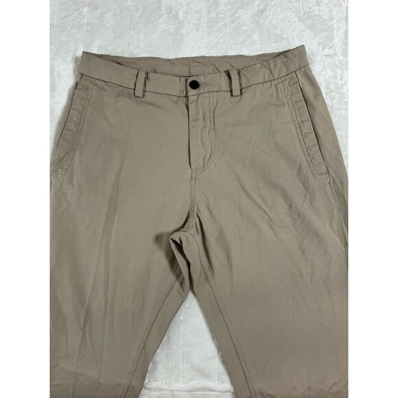 Lululemon Men's Khaki Hiking Casual Pants Size 32 - USED - Picture 1 of 6
